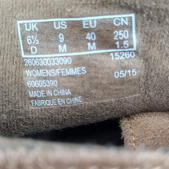 Clarks Collection Nikki Tan Suede Comfort Boho Ankle Boots Women US 9M - Picture 15 of 15